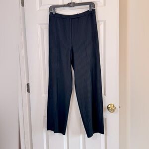 Ann Taylor Loft High Rise Wide Leg Pinstriped Dress Pants Office Professional 4